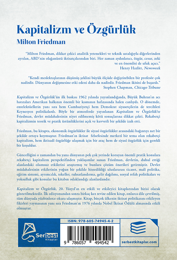 Kapitalizm ve Özgürlük Kapitalizm ve Özgürlük