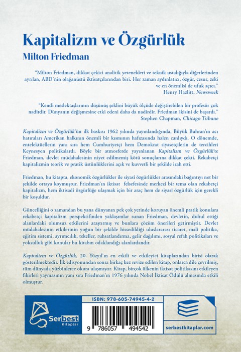 Kapitalizm ve Özgürlük Kapitalizm ve Özgürlük